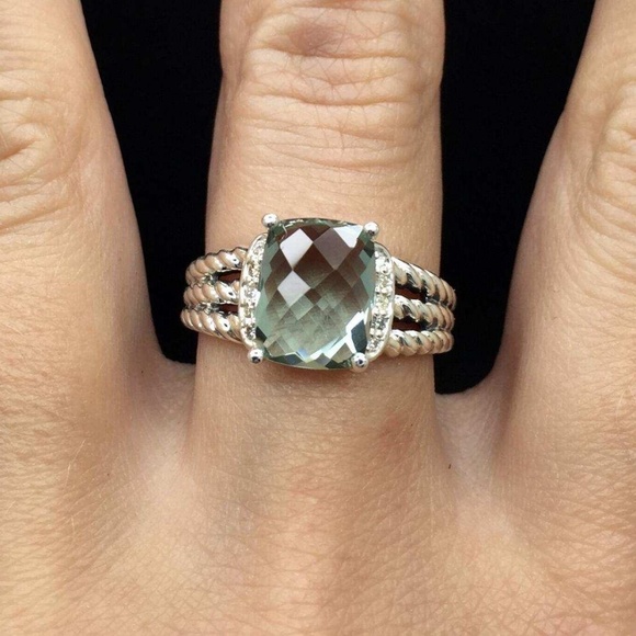 David Yurman Jewelry - DY Sterling Silver Wheaton Collection Ring size7